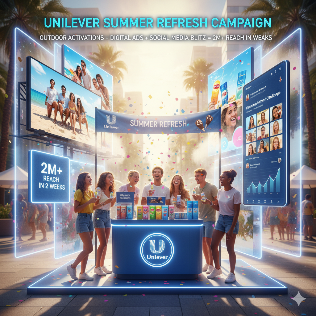 Unilever Summer Refresh Campaign
